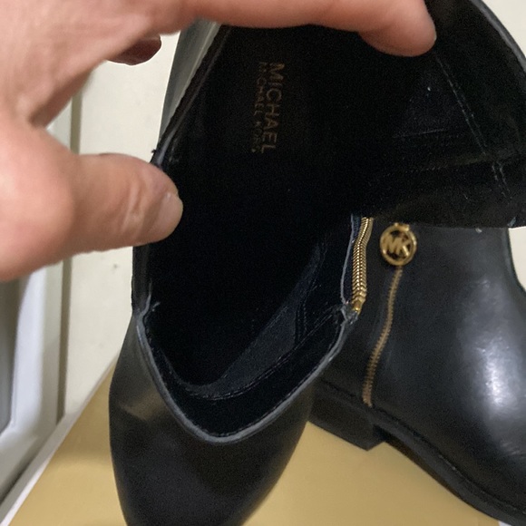 Michael Kors Lainey Flat Bootie Black leather - Picture 7 of 14